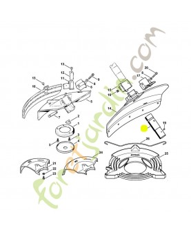 Douille 4116-711-2501. Pièce de rechange Sithl / Vicking