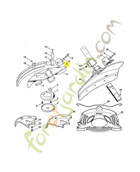 Piece de serrage 4116-716-6501. Pièce de rechange Sithl / Vicking