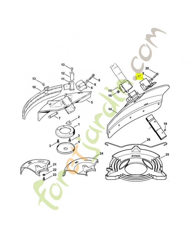 Pièce de serrage 4116-716-6502. Pièce de rechange Sithl / Vicking Pièce de serrage 4116-716-6502. Pièce de rechange Sithl / Vicking