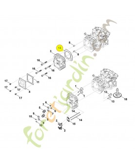 Joint de culasse 0004-029-2500. Pièce détachée Stihl / Vicking