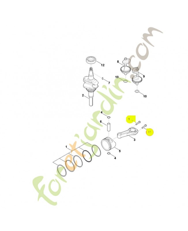 Vis 0004-951-9719. Pièce détachée Stihl / Vicking