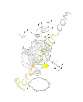 Anneau de joint 0004-021-5600. Pièce détachée Stihl / Vicking