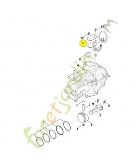 Recouvrement 0004-021-1700. Pièce détachée Stihl / Vicking