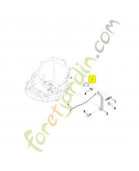 Angle de support 0004-028-7200. Pièce détachée Stihl / Vicking