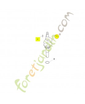 Vilebrequin evc-200 0004-030-0400. Pièce détachée Stihl / Vicking