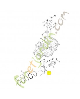 Piston 0004-034-0500. Pièce détachée Stihl / Vicking