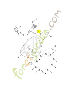 Rondelle 0004-036-0300. Pièce détachée Stihl / Vicking