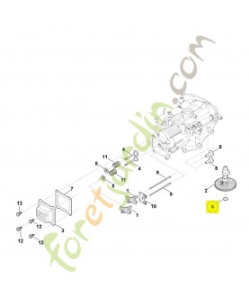 Rondelle 0004-036-0302. Pièce détachée Stihl / Vicking