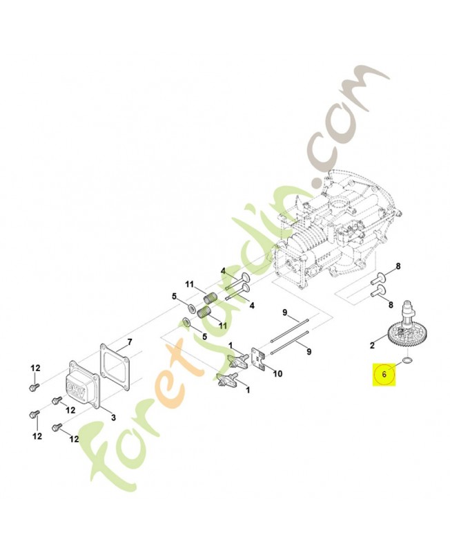 Rondelle 0004-036-0302. Pièce détachée Stihl / Vicking