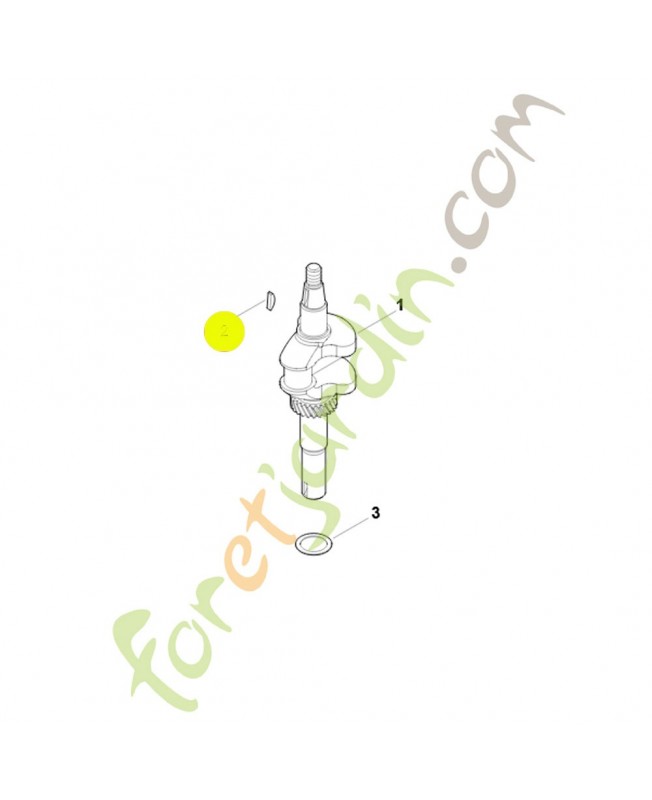 Clavette demi-lune 0004-036-8600. Pièce détachée Stihl / Vicking