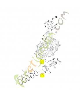 Circlip 0004-038-0600. Pièce détachée Stihl / Vicking