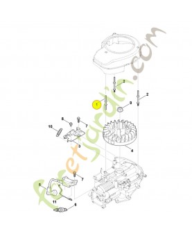Vis 0004-082-0500. Pièce détachée Stihl / Vicking