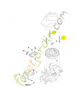 Vis 0004-082-0501. Pièce détachée Stihl / Vicking