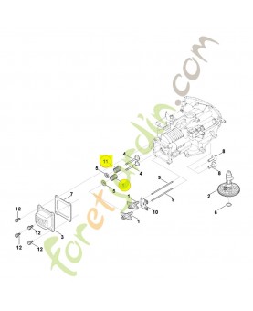 Ressort 0004-104-2100. Pièce détachée Stihl / Vicking