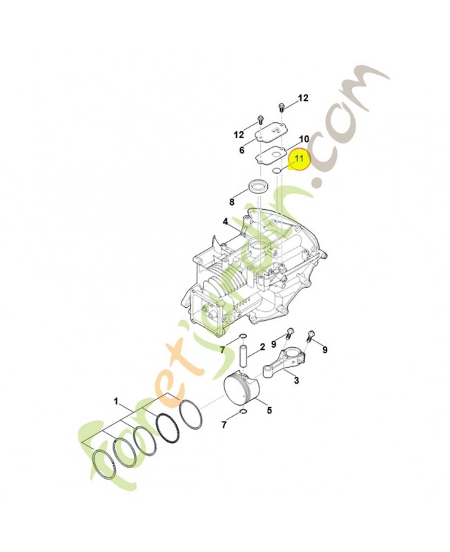 Soupape 0004-121-5200. Pièce détachée Stihl / Vicking