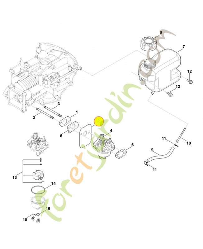 Joint 0004-129-0902. Pièce détachée Stihl / Vicking