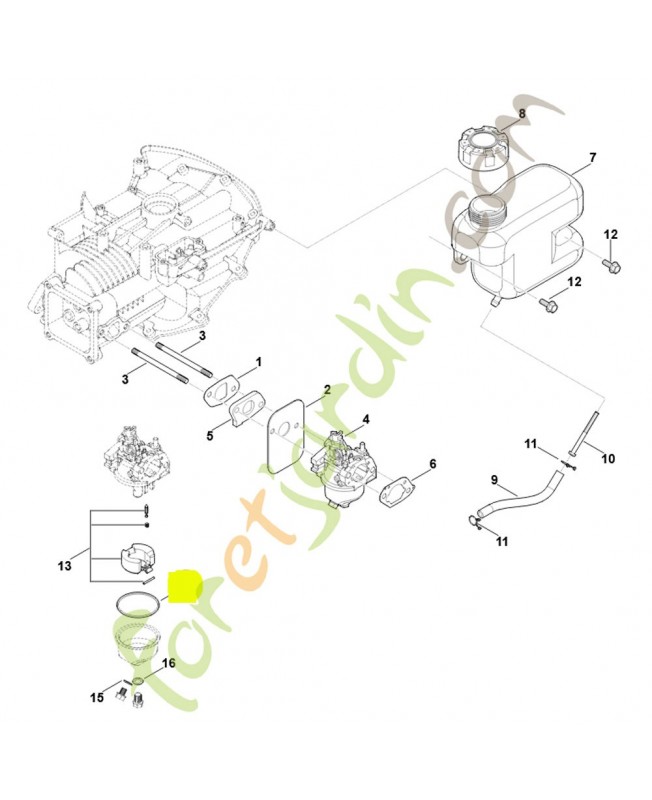 Joint 0004-129-0903. Pièce détachée Stihl / Vicking