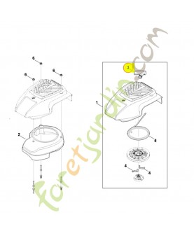 Poignée 0004-195-3400. Pièce détachée Stihl / Vicking
