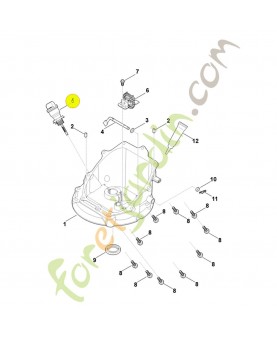 Tubulure complète 0004-350-1700. Pièce détachée Stihl / Vicking