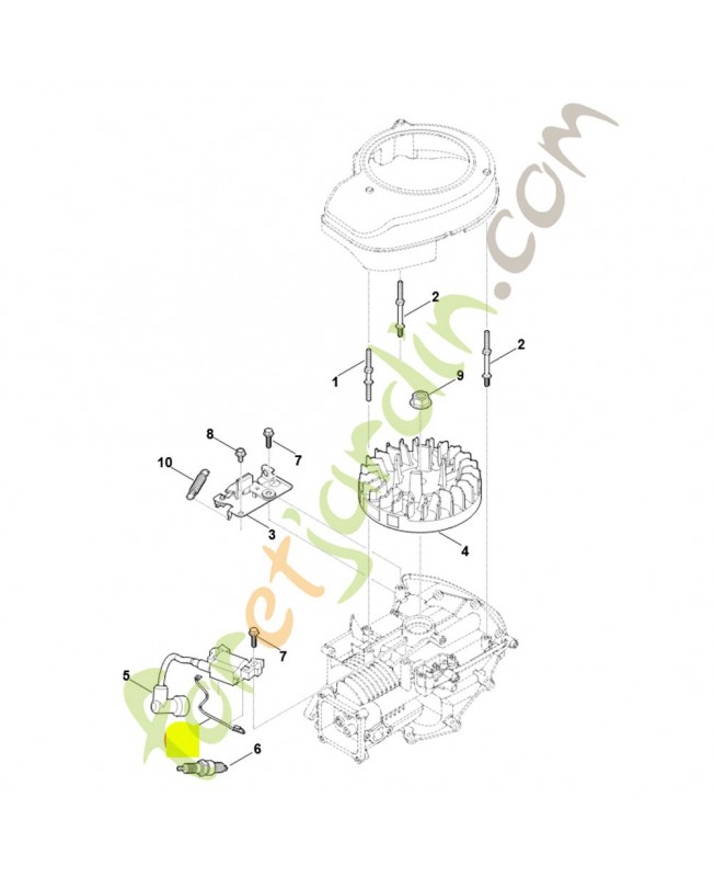Cable 0004-440-0300. Pièce détachée Stihl / Vicking