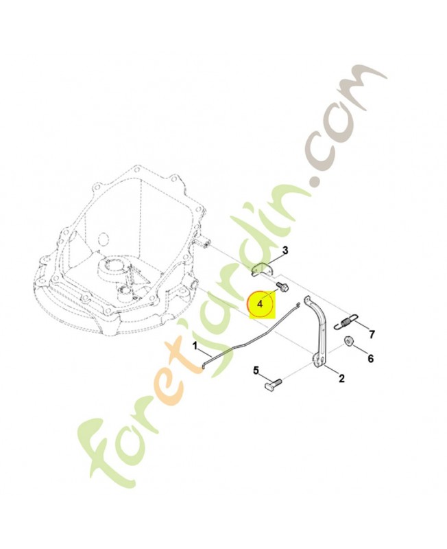 Vis 0004-951-9701. Pièce détachée Stihl / Vicking
