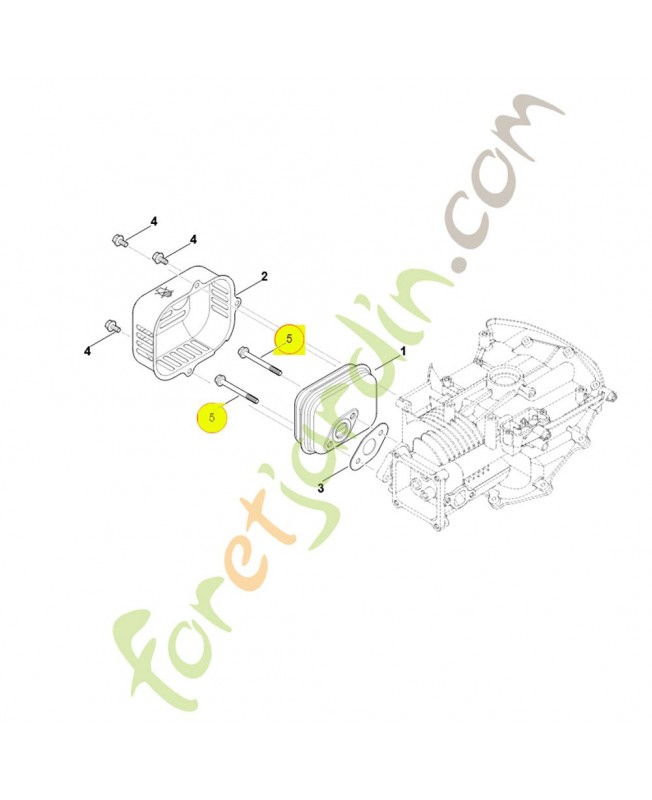 Vis 0004-951-9706. Pièce détachée Stihl / Vicking