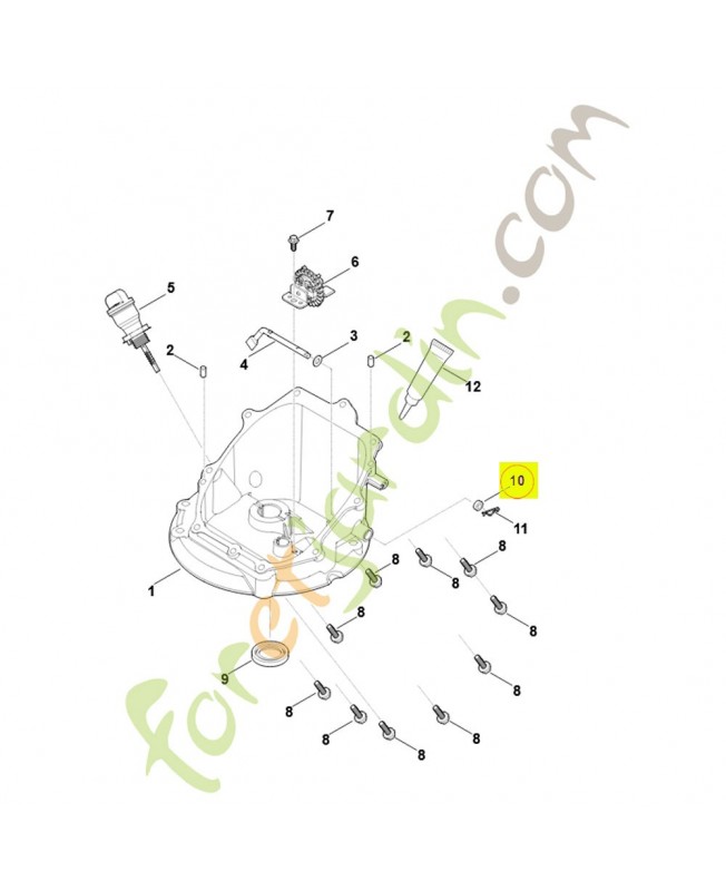 Anneau de joint 0004-992-5502. Pièce détachée Stihl / Vicking