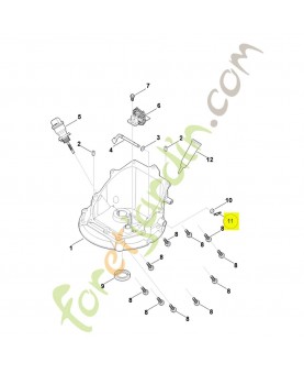 Epingle d'axe 0004-996-0100. Pièce détachée Stihl / Vicking