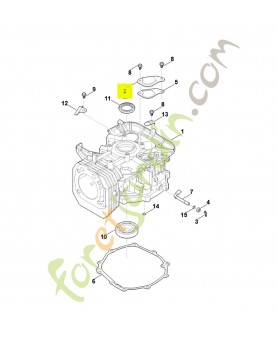 Recouvrement 0004-021-1701. Pièce détachée Stihl / Vicking
