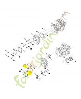 Ressort de soupape 0004-025-1600. Pièce détachée Stihl / Vicking