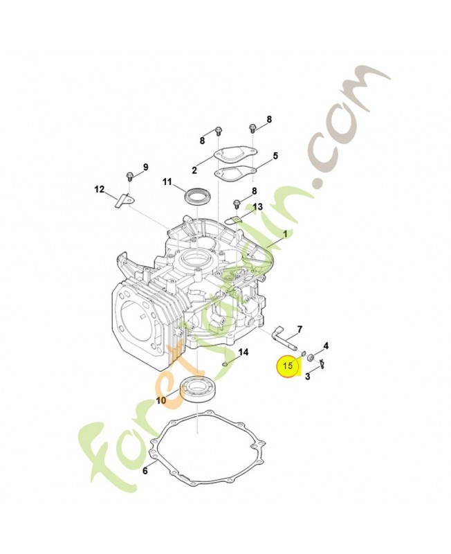 Rondelle 0004-028-0901. Pièce détachée Stihl / Vicking