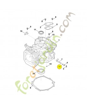 Pièce en caoutchouc 0004-028-1400. Pièce détachée Stihl / Vicking