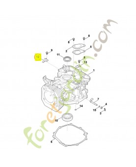 Patte de fixation 0004-028-1501. Pièce détachée Stihl / Vicking