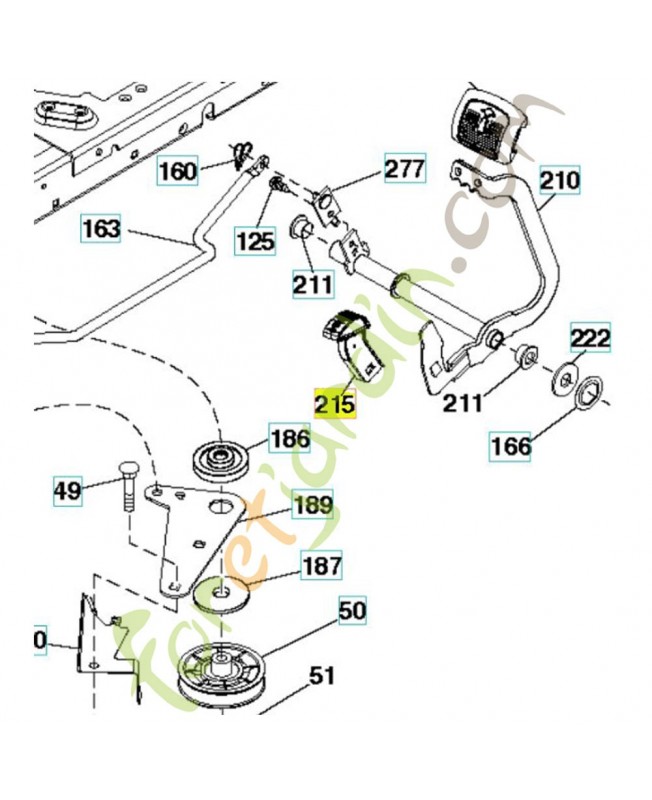 Caoutchouc de pedale