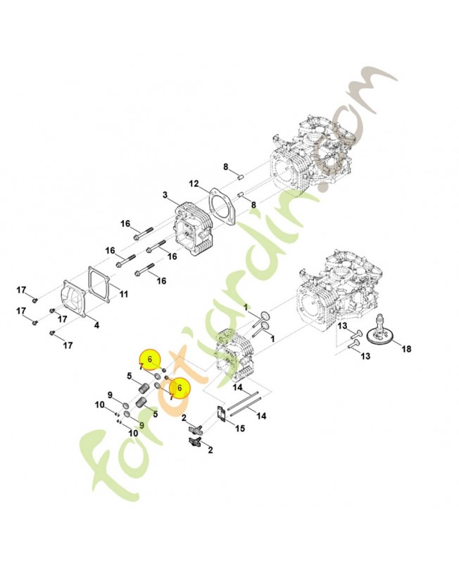Joint 0004-029-0504. Pièce détachée Stihl / Vicking