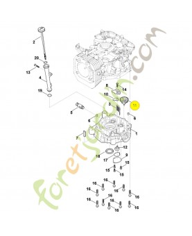 Régulateur centrifuge 0004-100-5100. Pièce détachée Stihl / Vicking