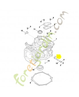 Arbre de régulateur 0004-104-1101. Pièce détachée Stihl / Vicking