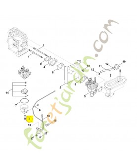 Joint 0004-129-0906. Pièce détachée Stihl / Vicking