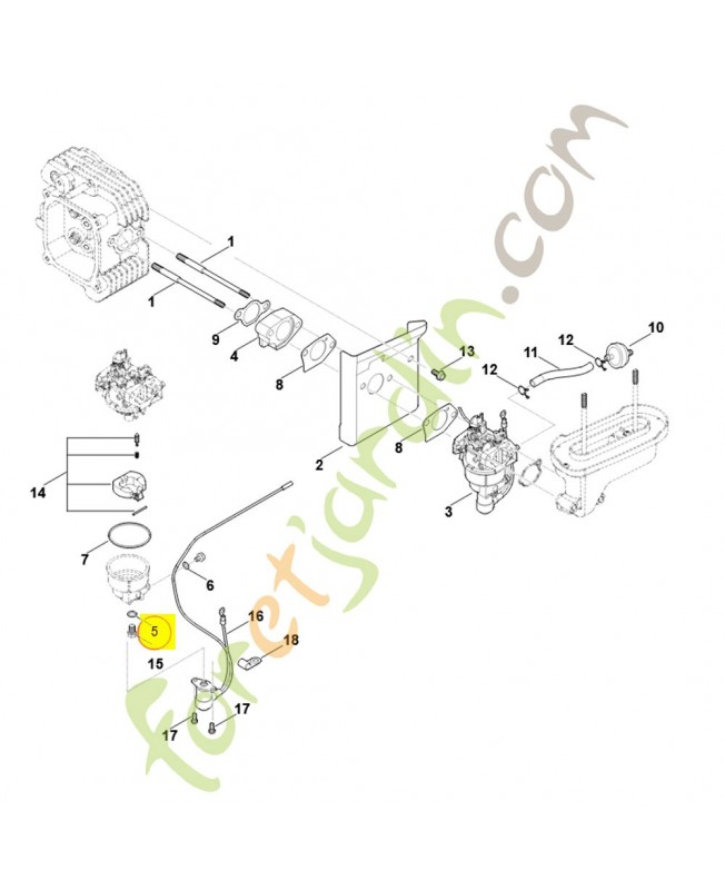 Joint 0004-129-0906. Pièce détachée Stihl / Vicking