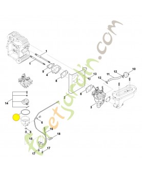 Joint 0004-129-0908. Pièce détachée Stihl / Vicking