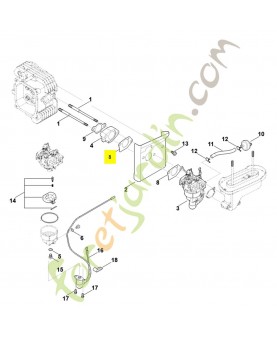 Joint 0004-129-0909. Pièce détachée Stihl / Vicking