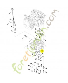 Pompe à huile 0004-130-3200. Pièce détachée Stihl / Vicking