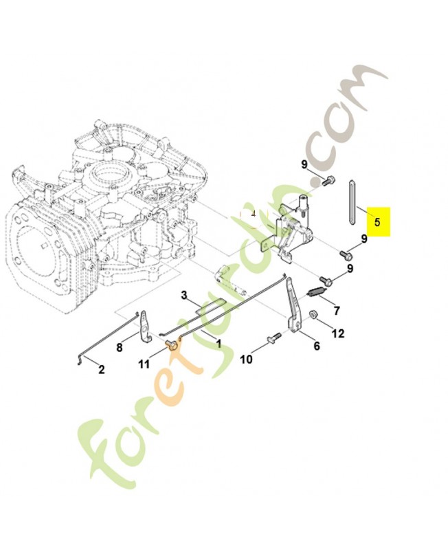 Support 0004-182-2100. Pièce détachée Stihl / Vicking