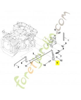 Levier 0004-182-2800. Pièce détachée Stihl / Vicking