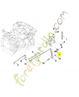 Ressort 0004-182-6100. Pièce détachée Stihl / Vicking