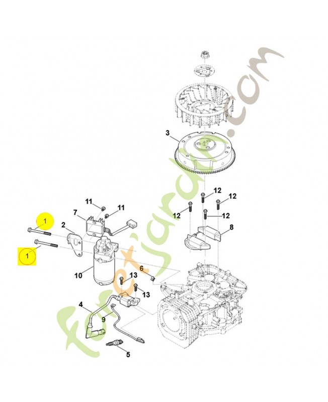 Vis 0004-195-9100. Pièce détachée Stihl / Vicking