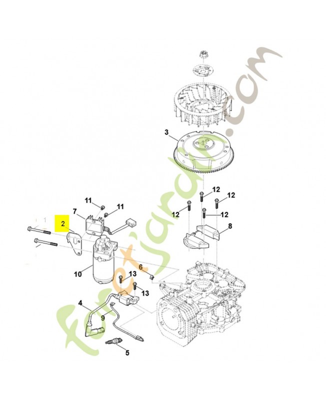 Crampon 0004-197-8200. Pièce détachée Stihl / Vicking
