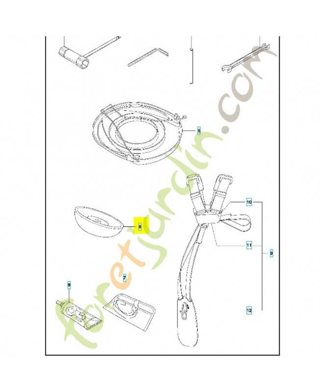 Bol De Protection 503901802- Pièce détachée Husqvarna