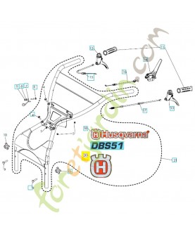 Sticker 590160701. Pièce détachée Husqvarna