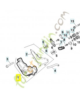 Couvercle 531029878. Pièce de rechange Husqvarna